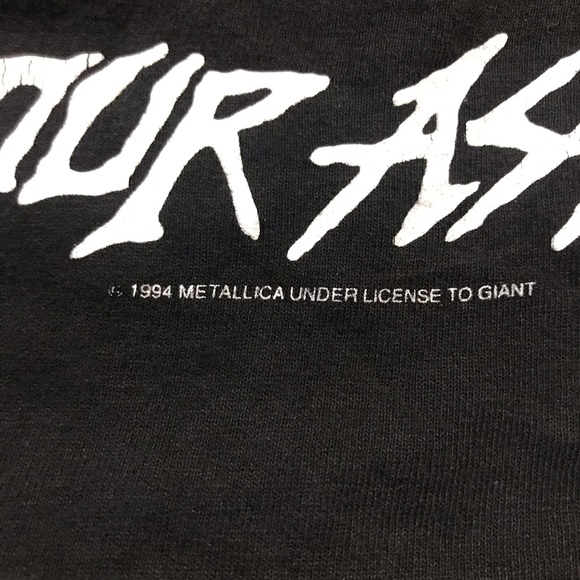 '94 Vintage Single Stitch Metallica Tour Halter - Picture 4 of 7